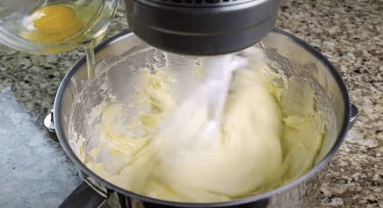 added the eggs to the batter